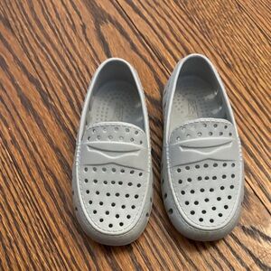 Kids Gray Pool Loafers